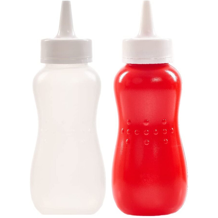 Squeezy Sauce Bottle 750 ml (Multicolour) | Mess-Free & Ergonomic Dispenser
