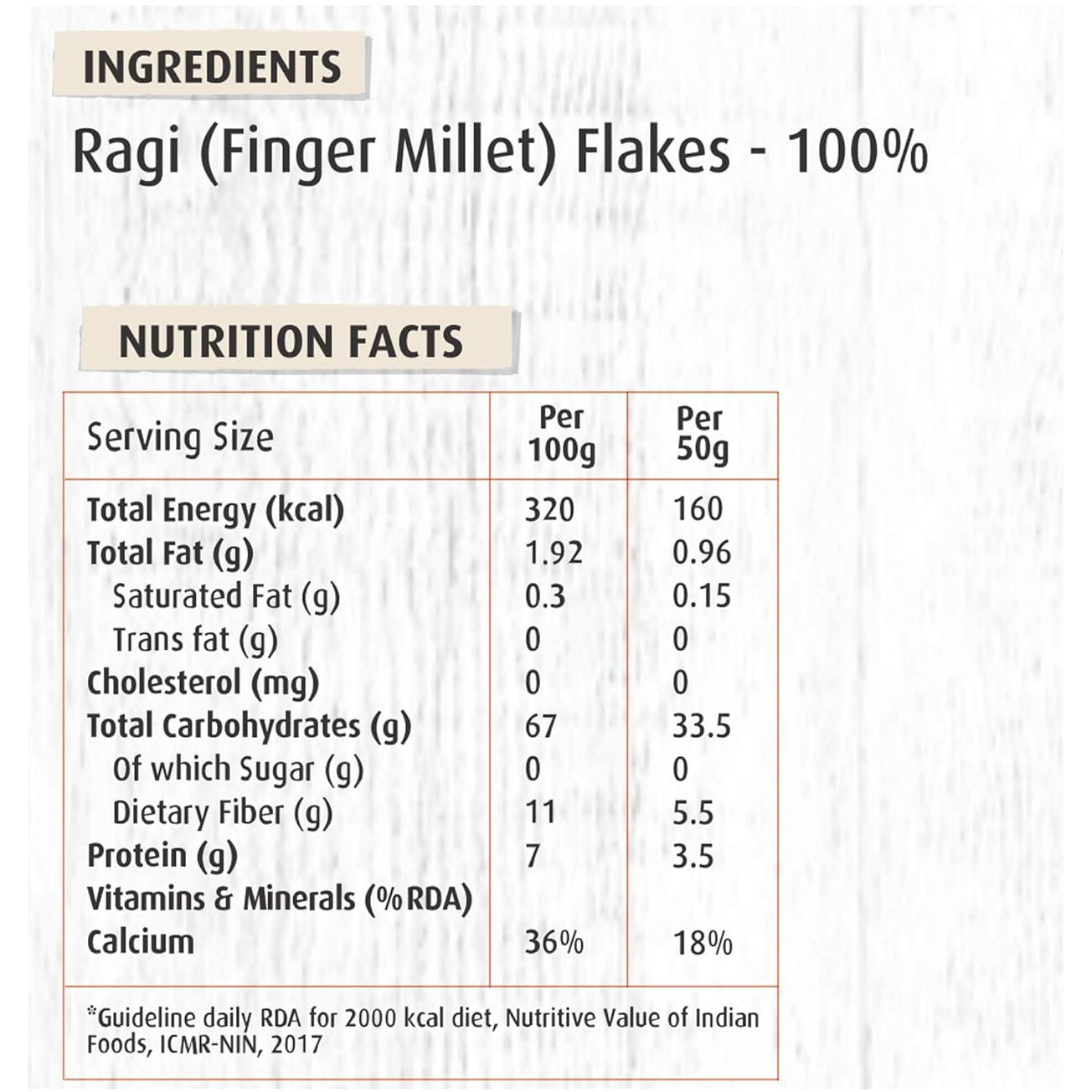 Health Sutra Ragi Flakes 500g | Gluten Free, Calcium & Fibre Rich Breakfast