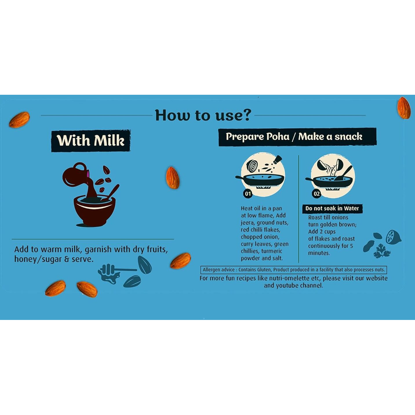 Health Sutra Barley Flakes 500g | High Protein, Natural Diet Cereal for Weight Loss