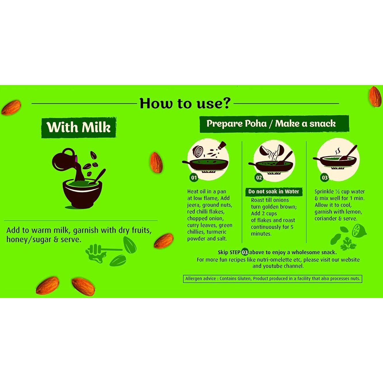 Health Sutra Bajra Flakes 500g | Gluten Free, Mineral & Protein Rich Breakfast Cereal