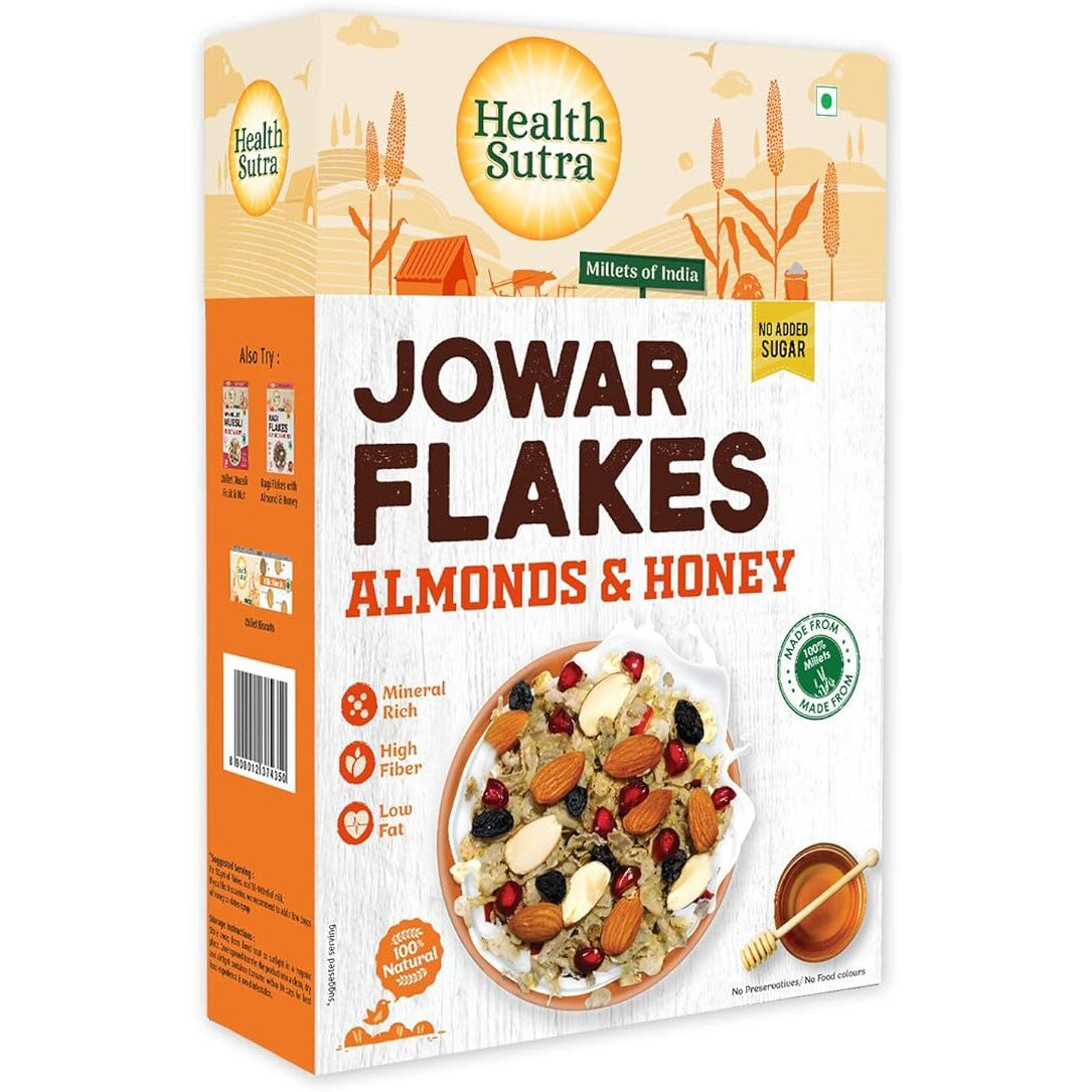 Health Sutra Jowar Muesli with Almonds and Honey, 425g