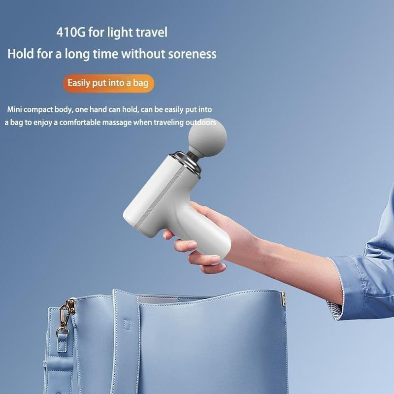 Mini Gun Massager 6 Speed Pain Relief for Body, Neck, Back & Shoulders