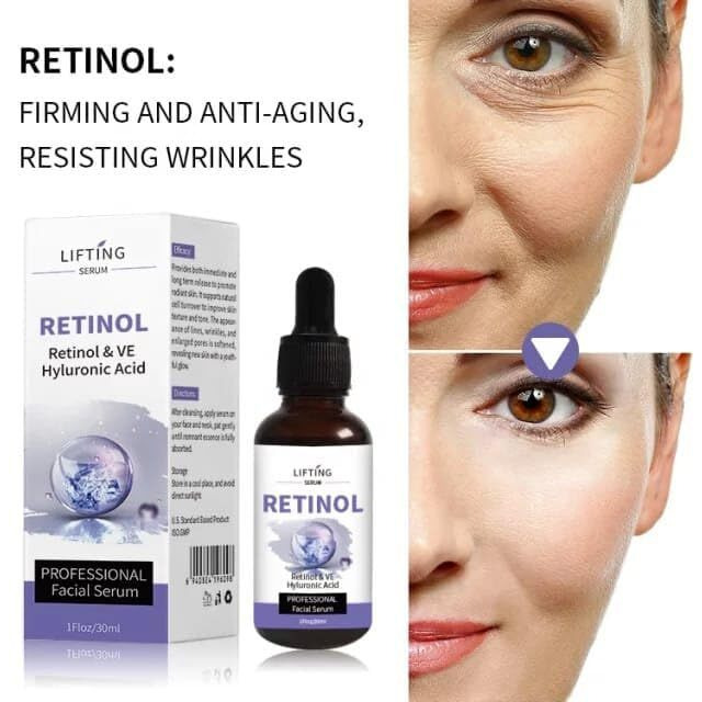 Retinol & VE Hyaluronic Acid Serum Advanced Anti Aging Solution 30ml