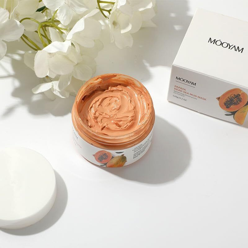 Korean Papaya Dead Sea Mud Mask Hydrating Oil Control & Pore Care