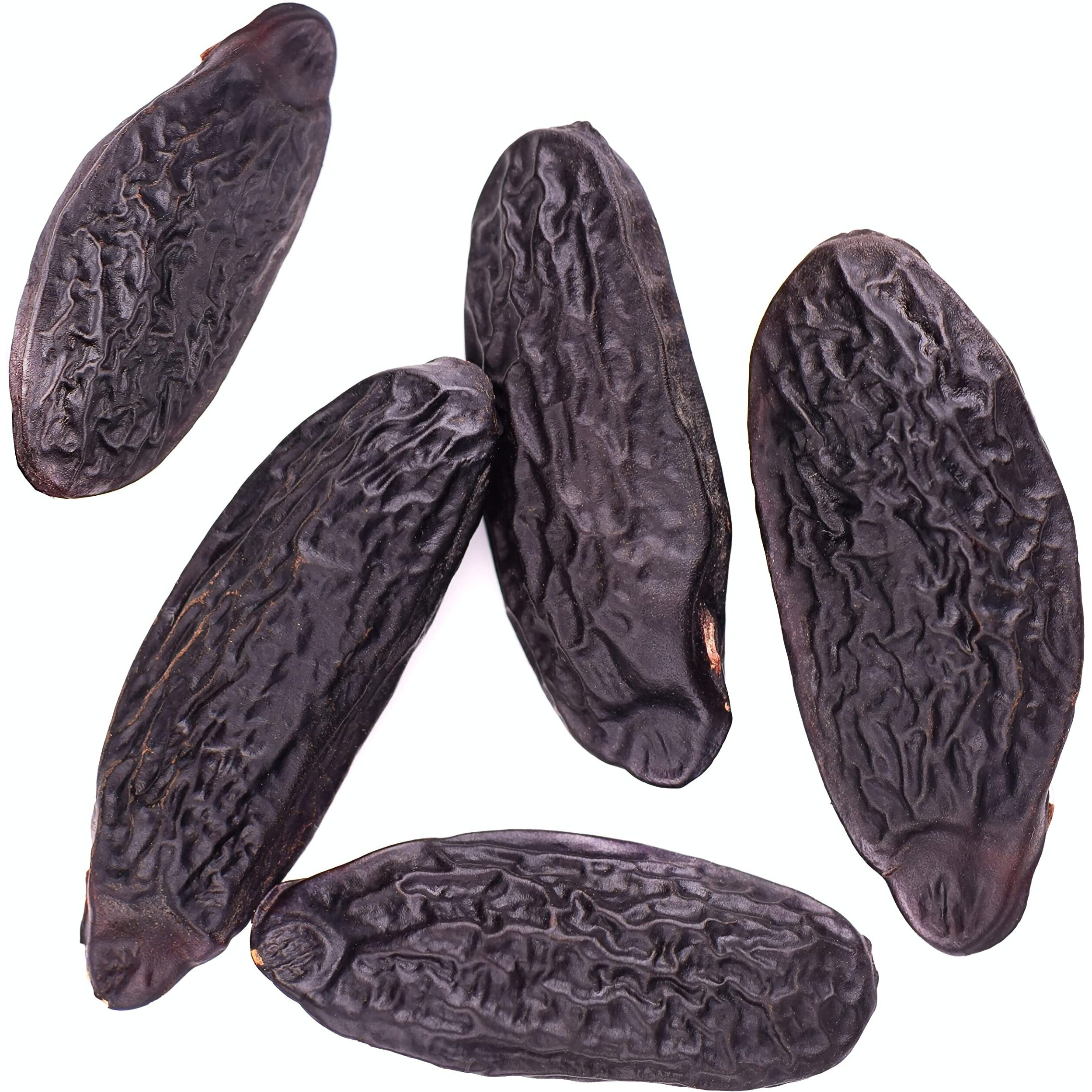 5 Premium Tonka Beans - Whole Natural Tonka Beans - 100% Raw & Pure Tonquin, Strong Fragrance (Dipteryx Odorata Tonkin Pods). Edible Premium Food-Grade Cumaru Kumaru Tonka Beans For Cuisine