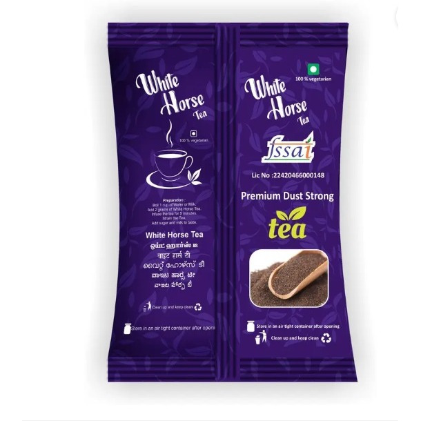 White Horse Premium Nilgiri Dust Strong Tea | Blend Pouch - 250 gm