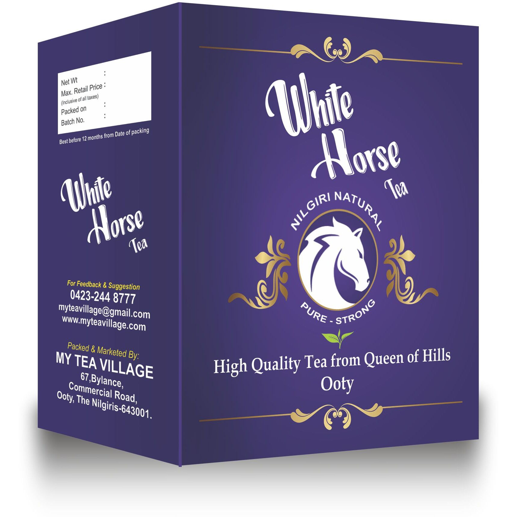 White Horse Dust Tea Strong &amp Refreshing Everyday Tea
