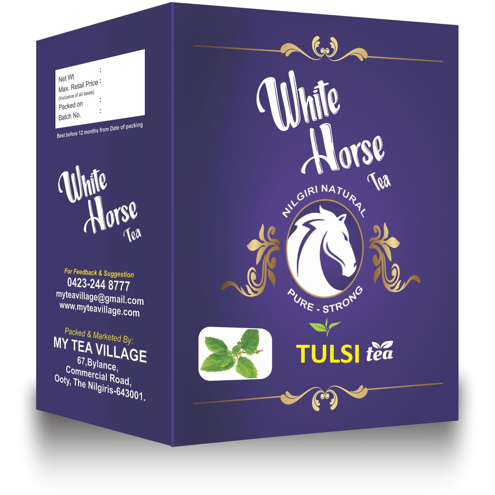 White Horse Tulasi Tea Herbal Immunity Boosting Blend