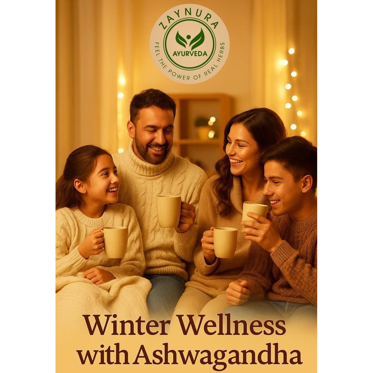 ZAYNURA AYURVEDA Ashwagandha Root | 100% Pure & Natural Adaptogen for Stress Relief, Energy, and Immunity | Promotes Hormonal Balance & Vitality | Vegan, Non-GMO | 125g Herbal Supplement