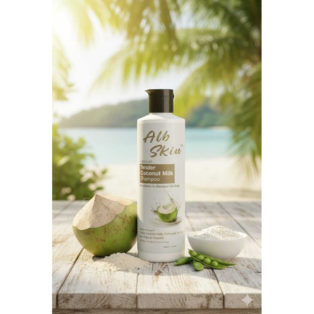 Tender Coconut Shampoo for Frizzy and Dry Hair 200ml