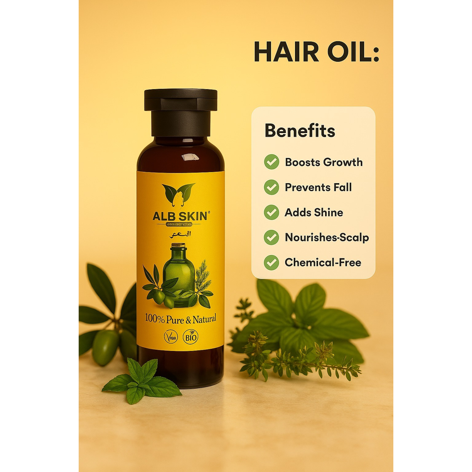 Organic Hair Oil 200ml