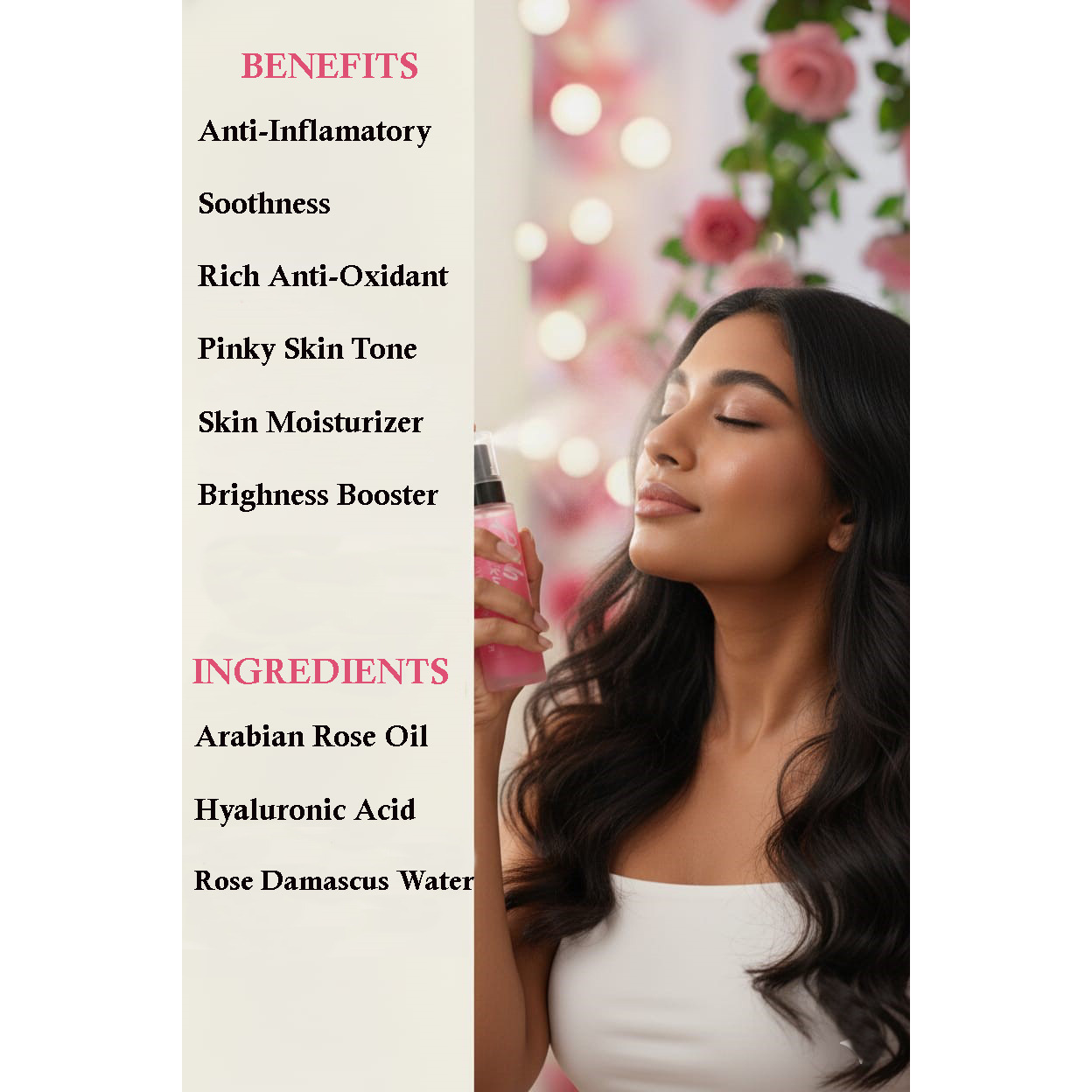 Arabian Rose Oud Oil Toner