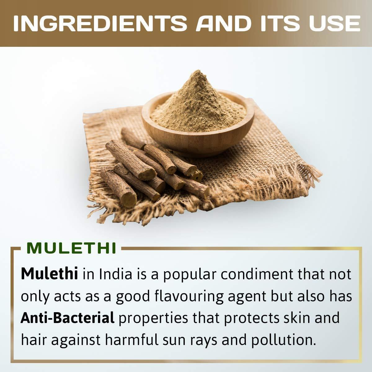The Forest Herbs Natural Care From Nature Mulethi Powder For Face, Hair (200 Grams) Eating and Drinking | Edible | Licorice Powder For Skin Care