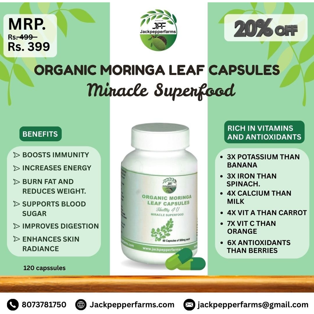 Organic Moringa Capsules