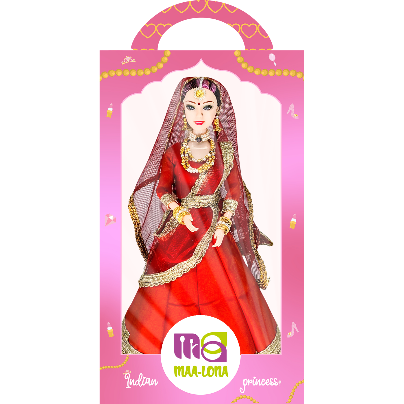 Indian Wdding Doll Neha in Red Lehenga