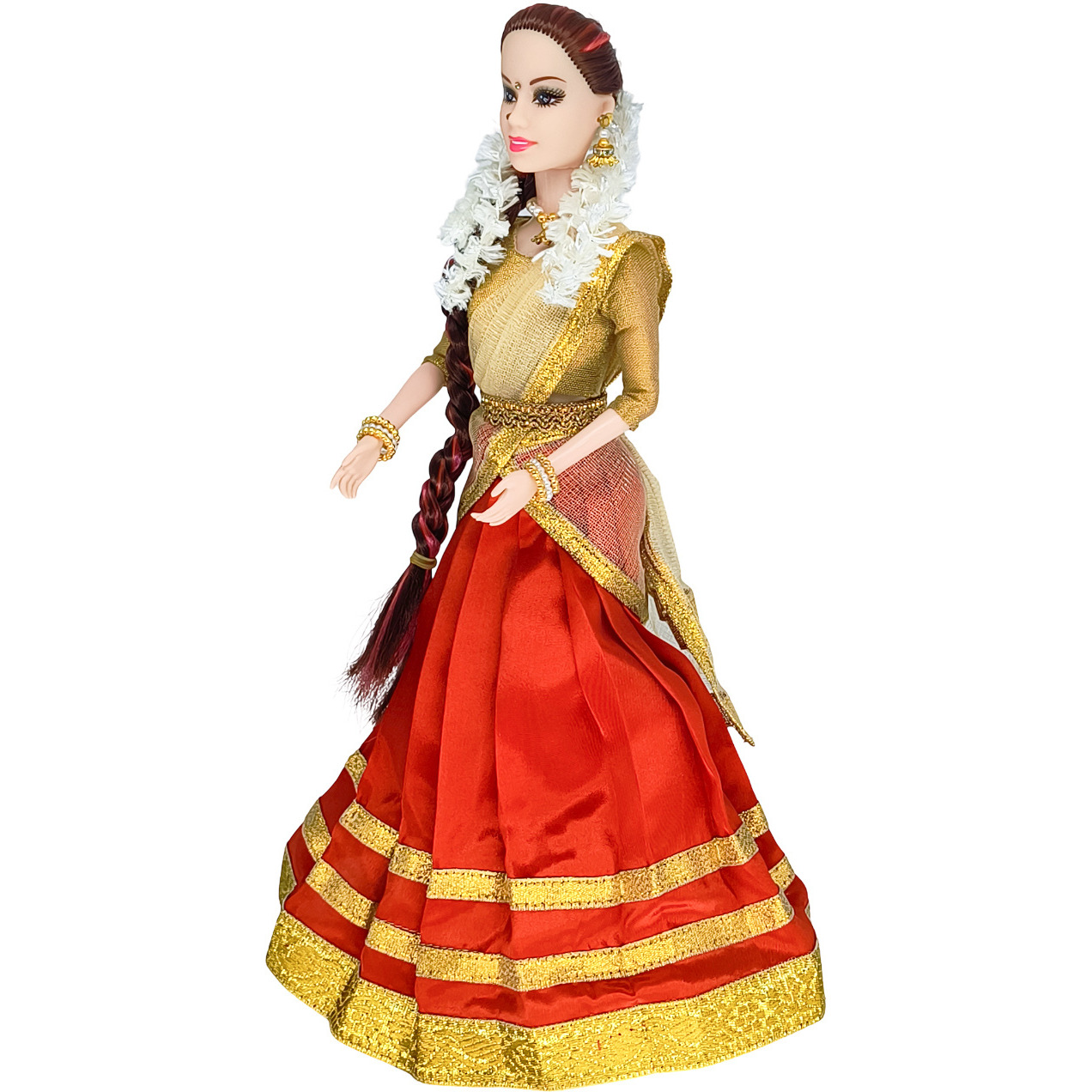 Indian Doll Kavya in Silk saree