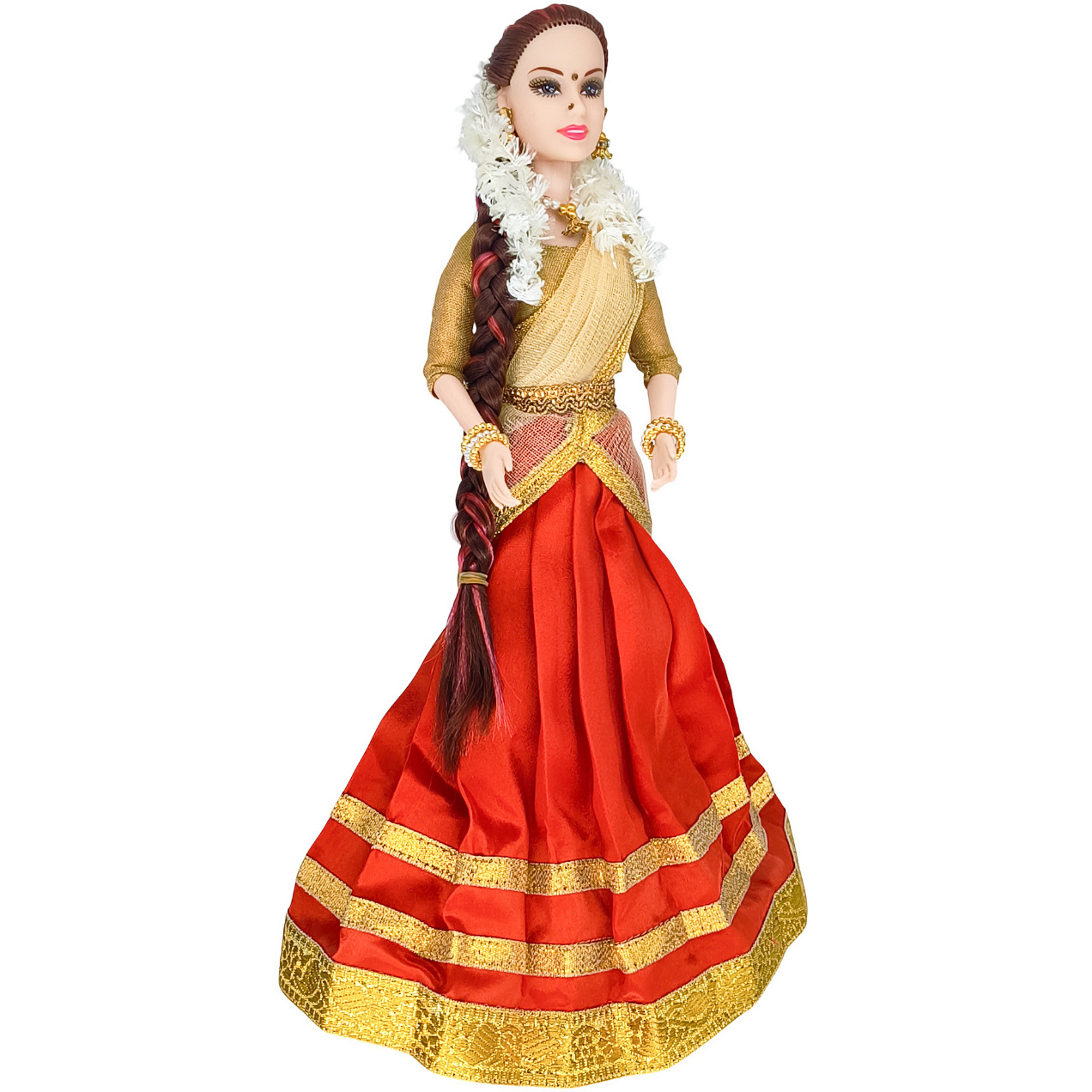 Indian Doll Kavya in Silk saree