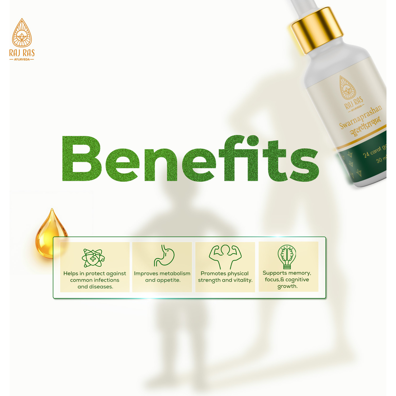 RAJRAS AYURVEDA SWARNAPRASHAN / SUVARNAPRASHAN