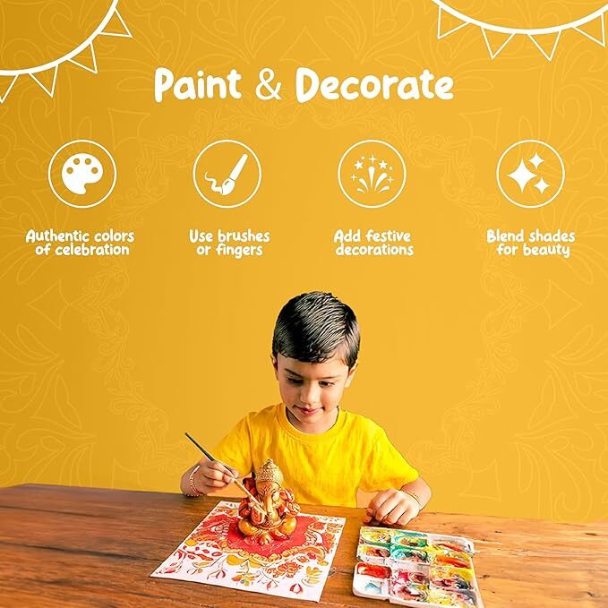 DIY GANESHA 2 PIECE MOULD KIT - 9 Inch