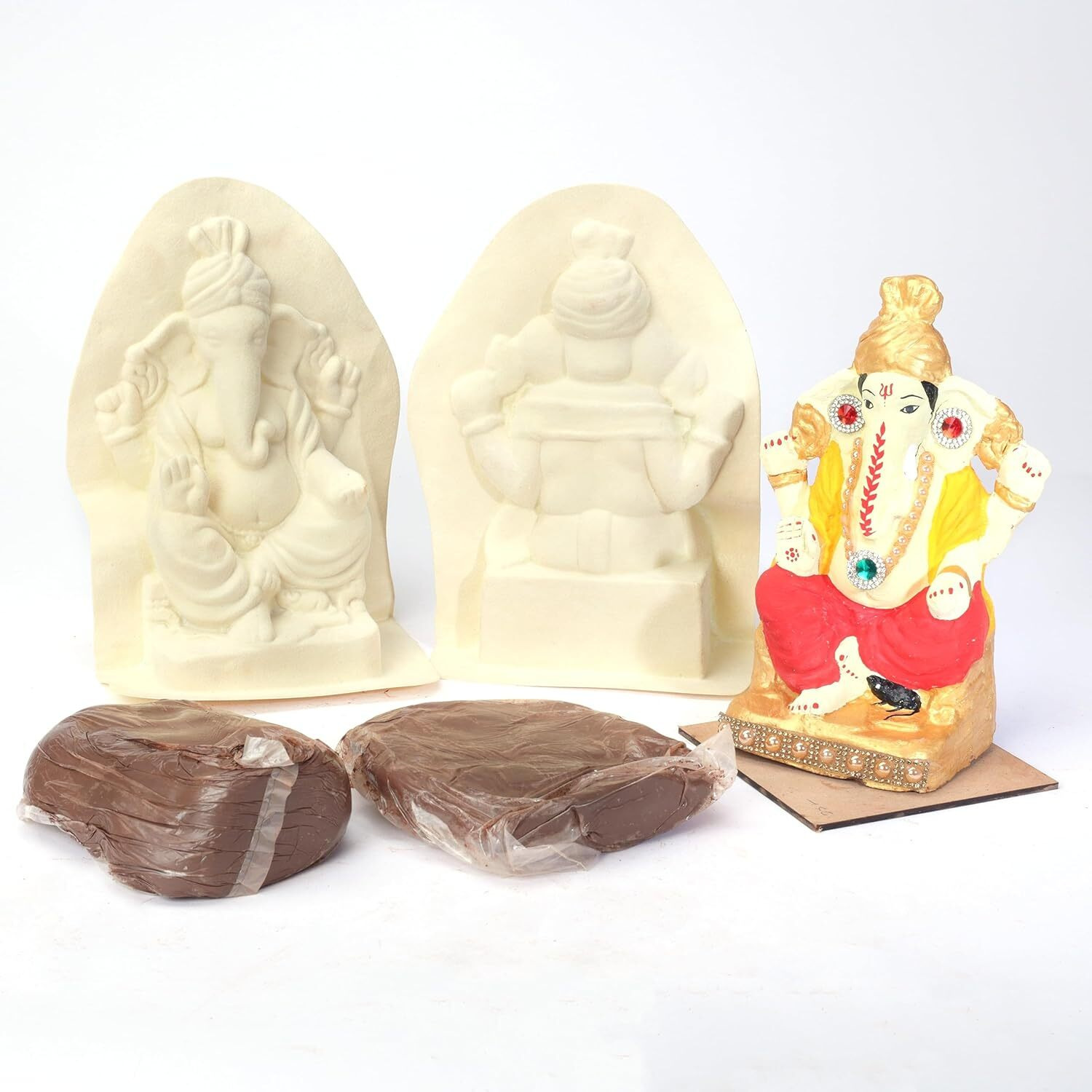 DIY GANESHA 2 PIECE MOULD KIT - 9 Inch