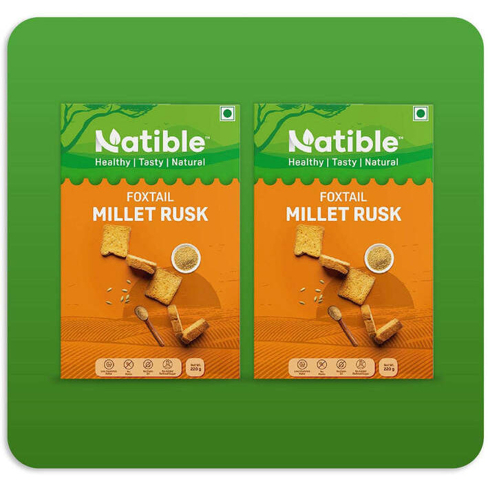 Foxtail Millet Rusk - Combo Pack of 2