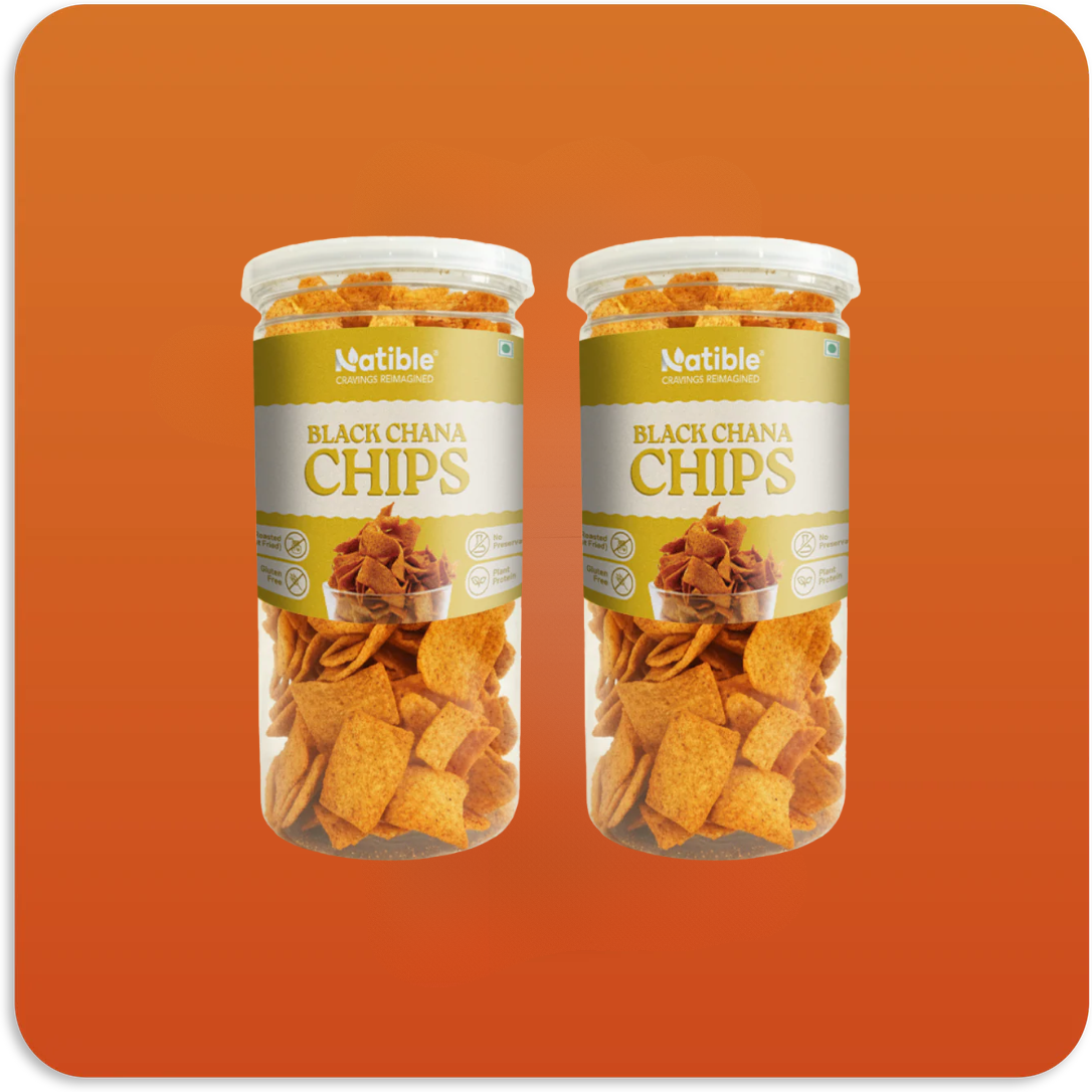 Roasted Black Chana Chips Combo