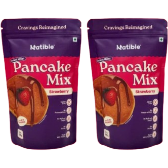 Instant Sprouted Millet Pancake Mix-Strawberry