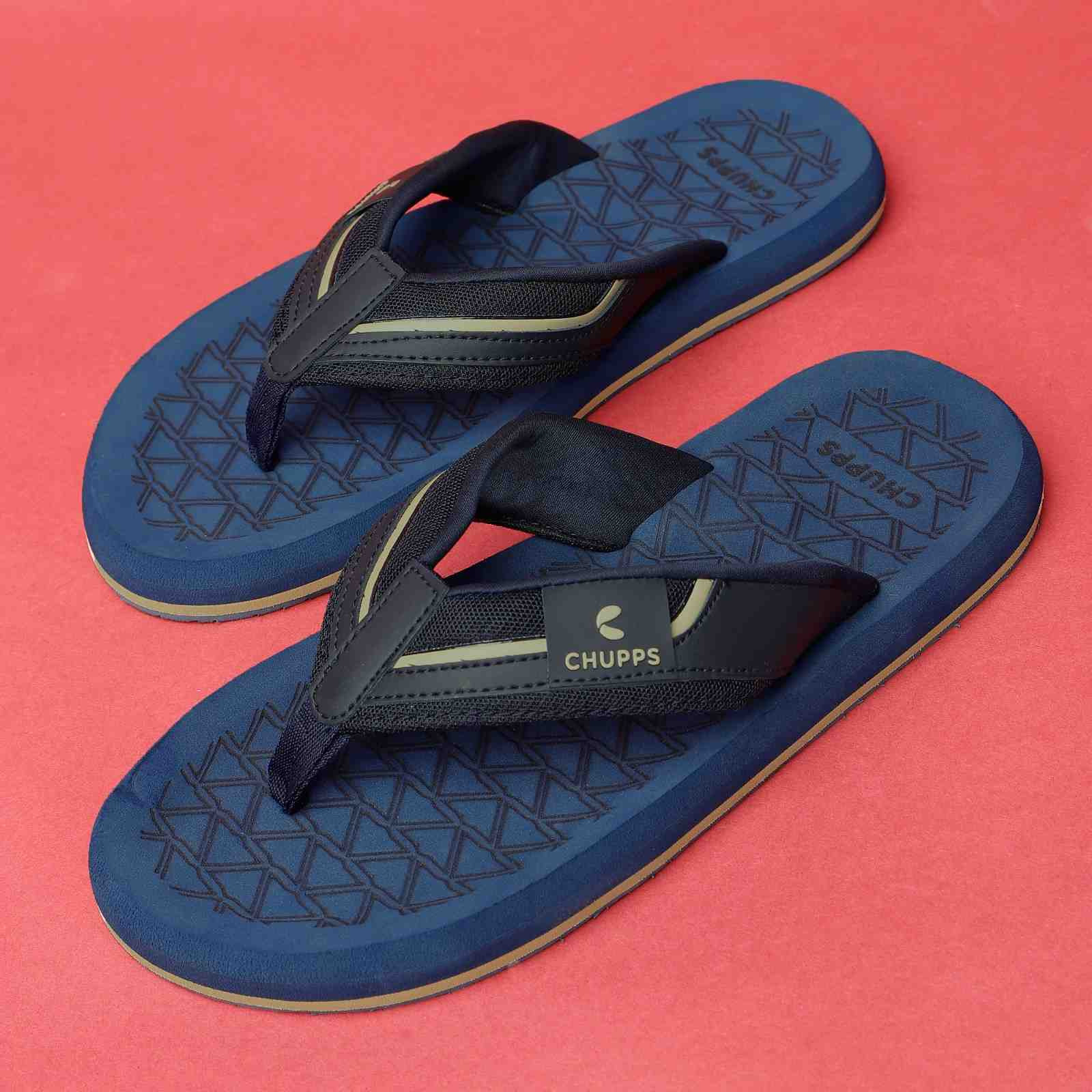 Chupps Men's GT GLADIATOR NAVY Flipflop & Sliders