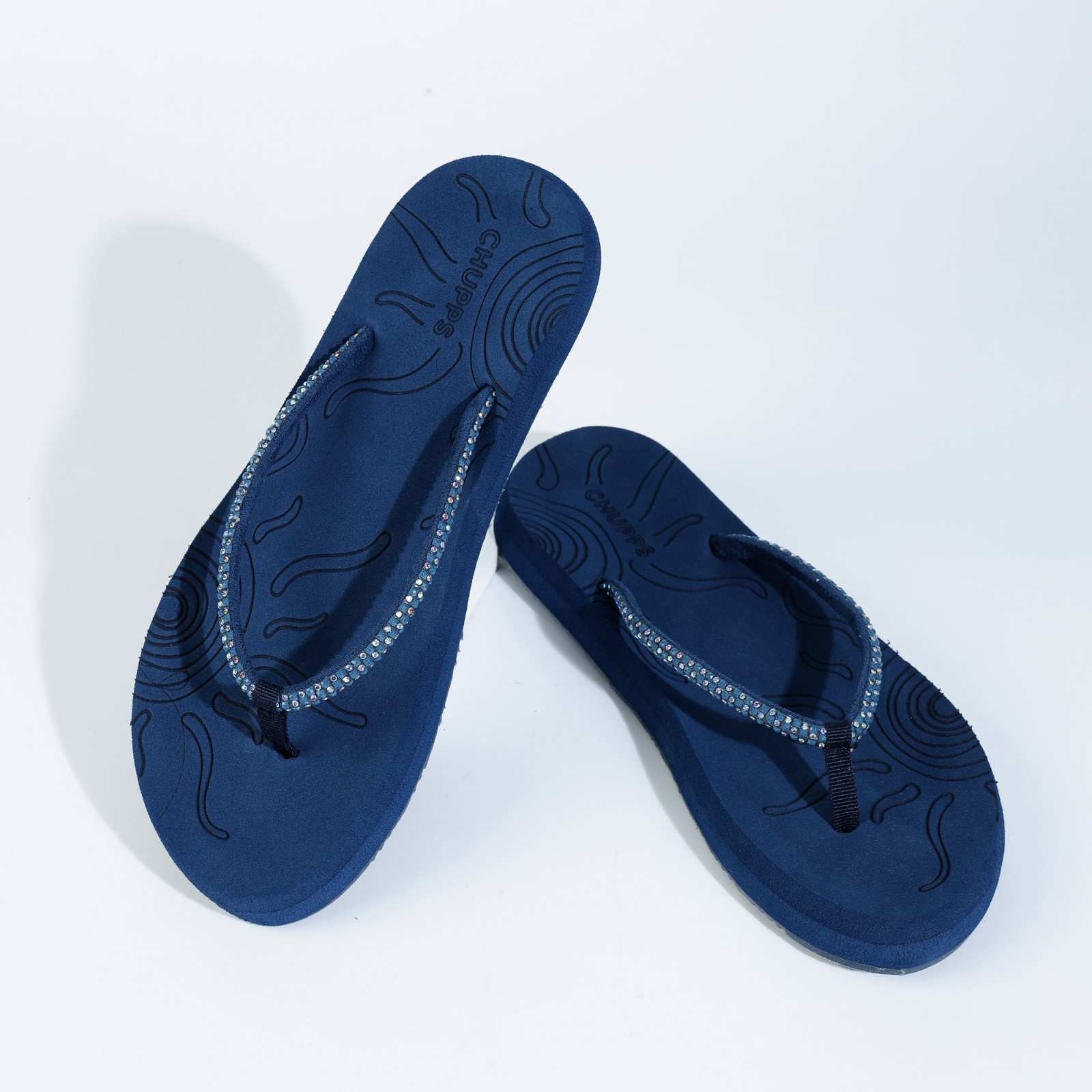 Chupps Women's solis navy Flipflop & Sliders
