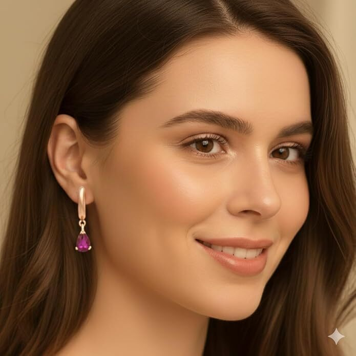 Tear Drop Earrings - Silver (Silver)