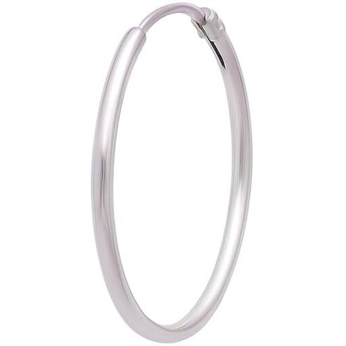 Avirablu Essential Silver Statement Hoop Earrings