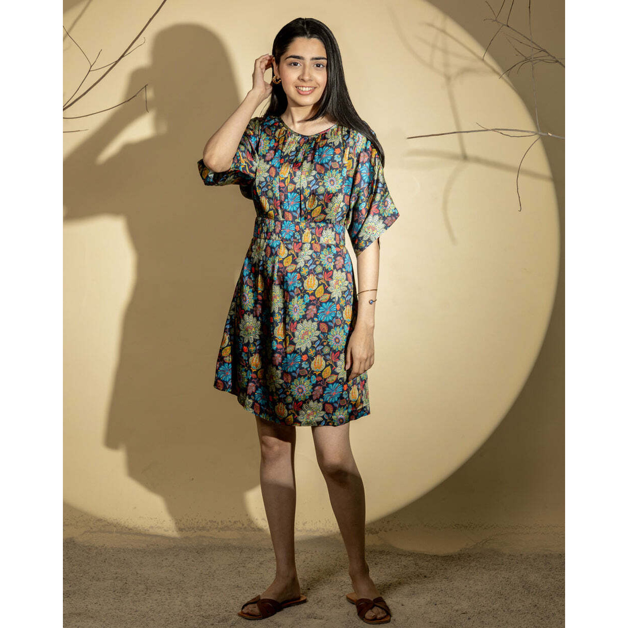 BLOOM BURST DRESS XS