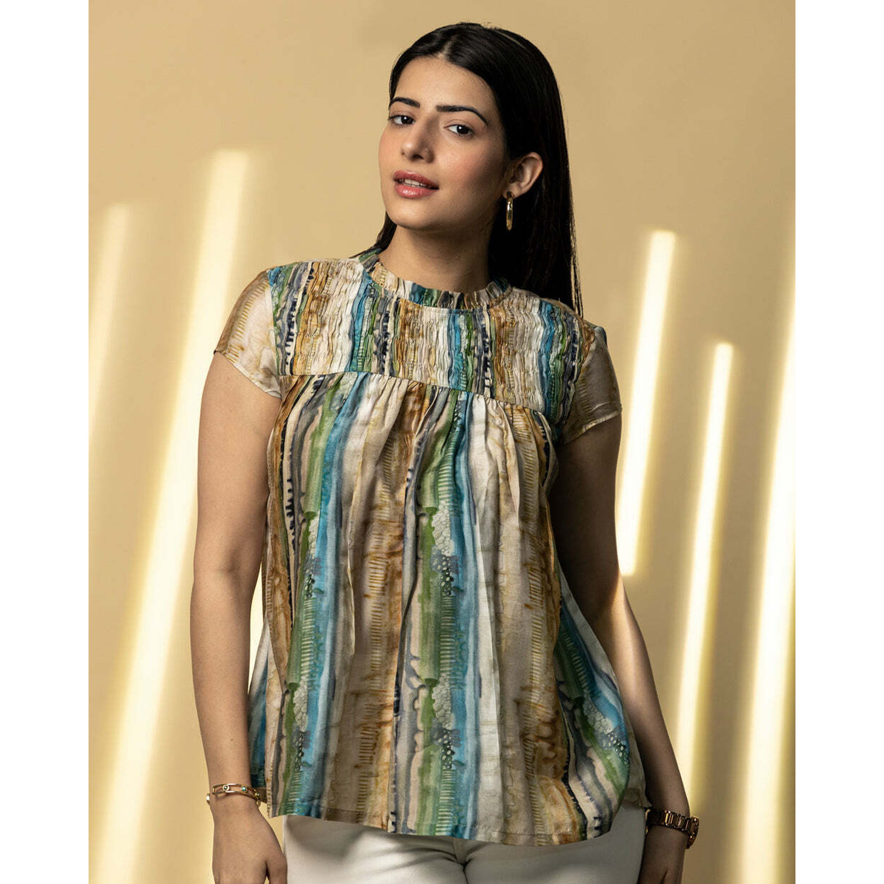 ABSTRACT TROPICAL TOP XXL