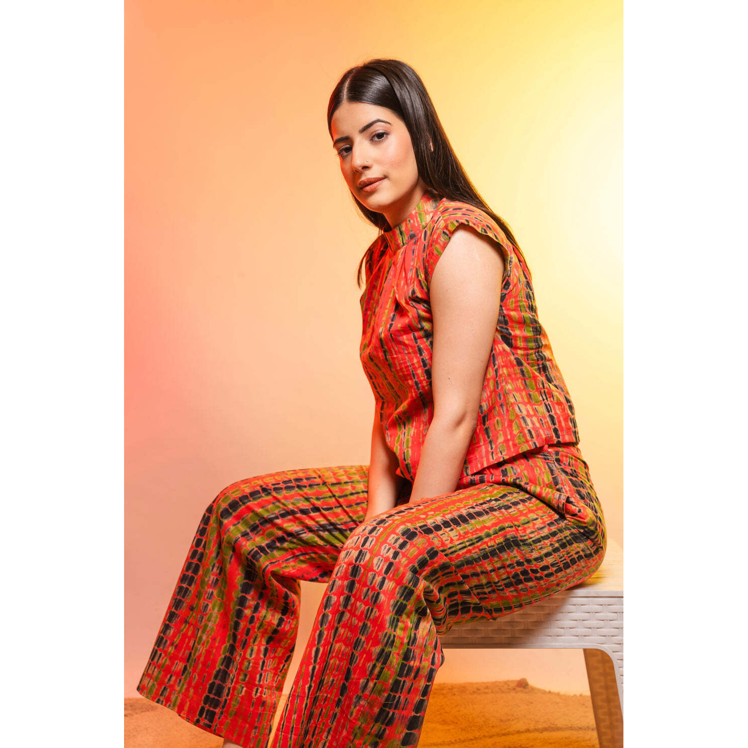 HIBISCUS HUES CO-ORD SET XS