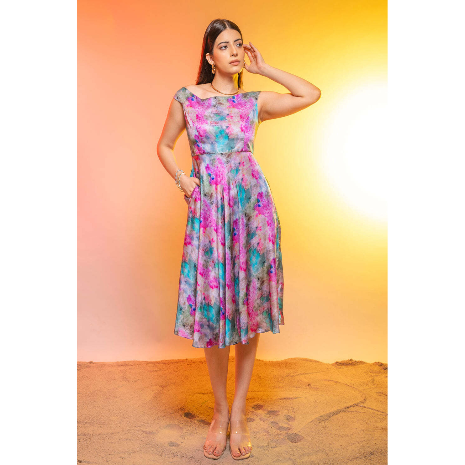 AURORA OFF SHOULDER DRESS XXL