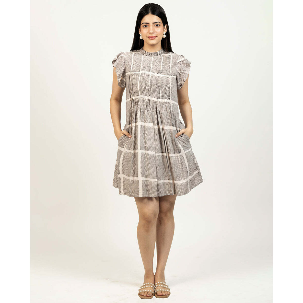 MIA GATHERED DRESS XXL