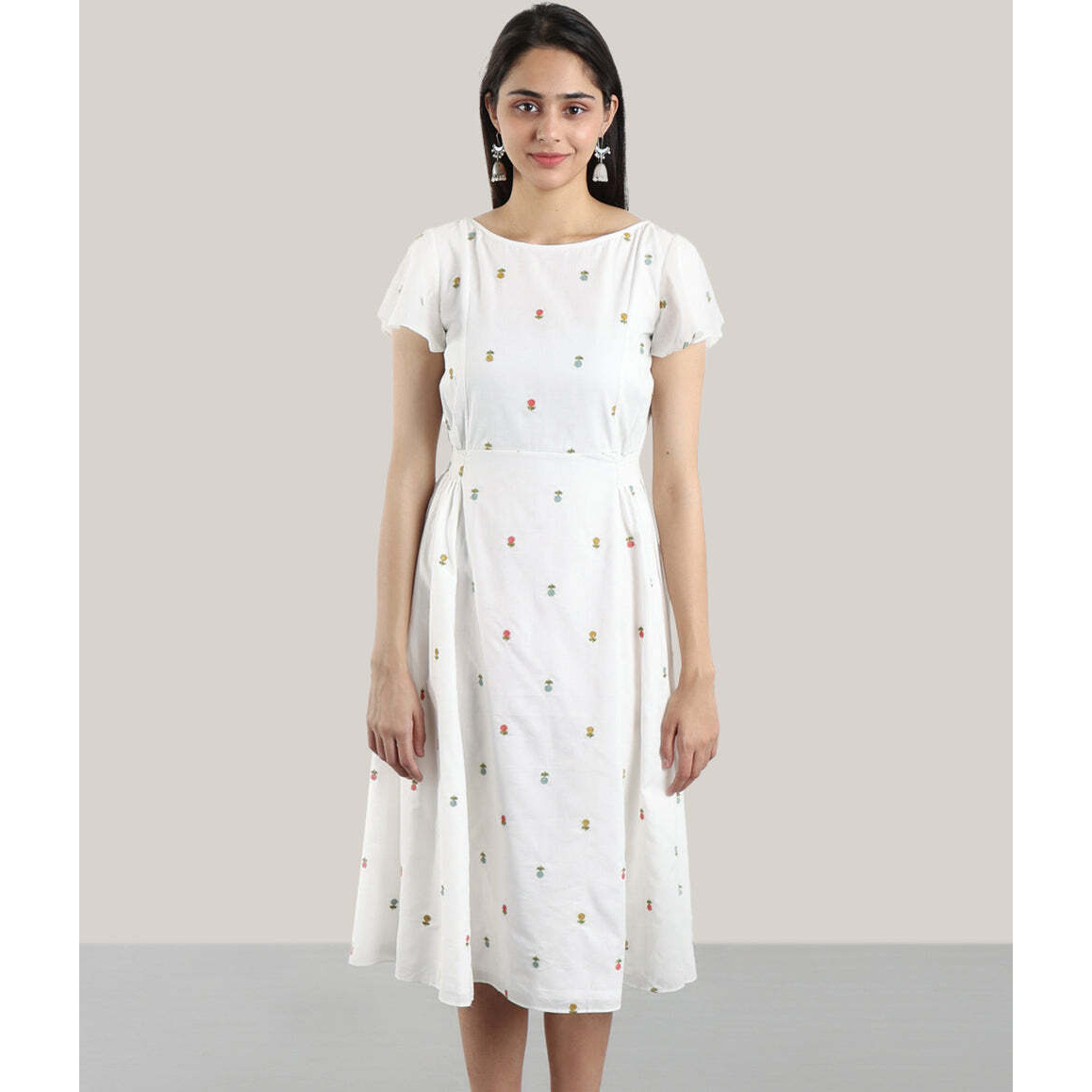 EMBROIDERED CHARLESTON DRESS XL