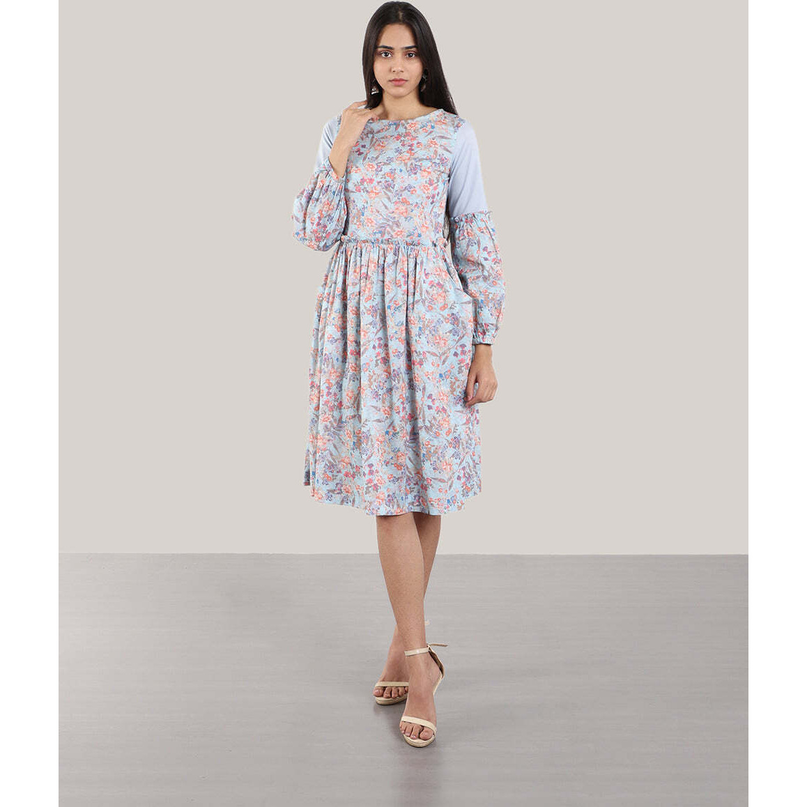 FLORAL FLAMENCO DRESS XS