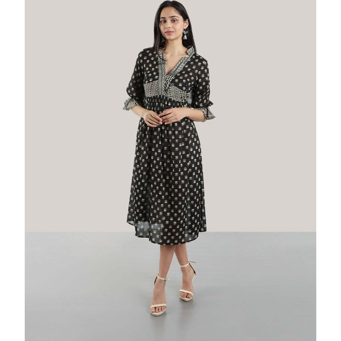 KALAMKARI HARLEM DRESS XL
