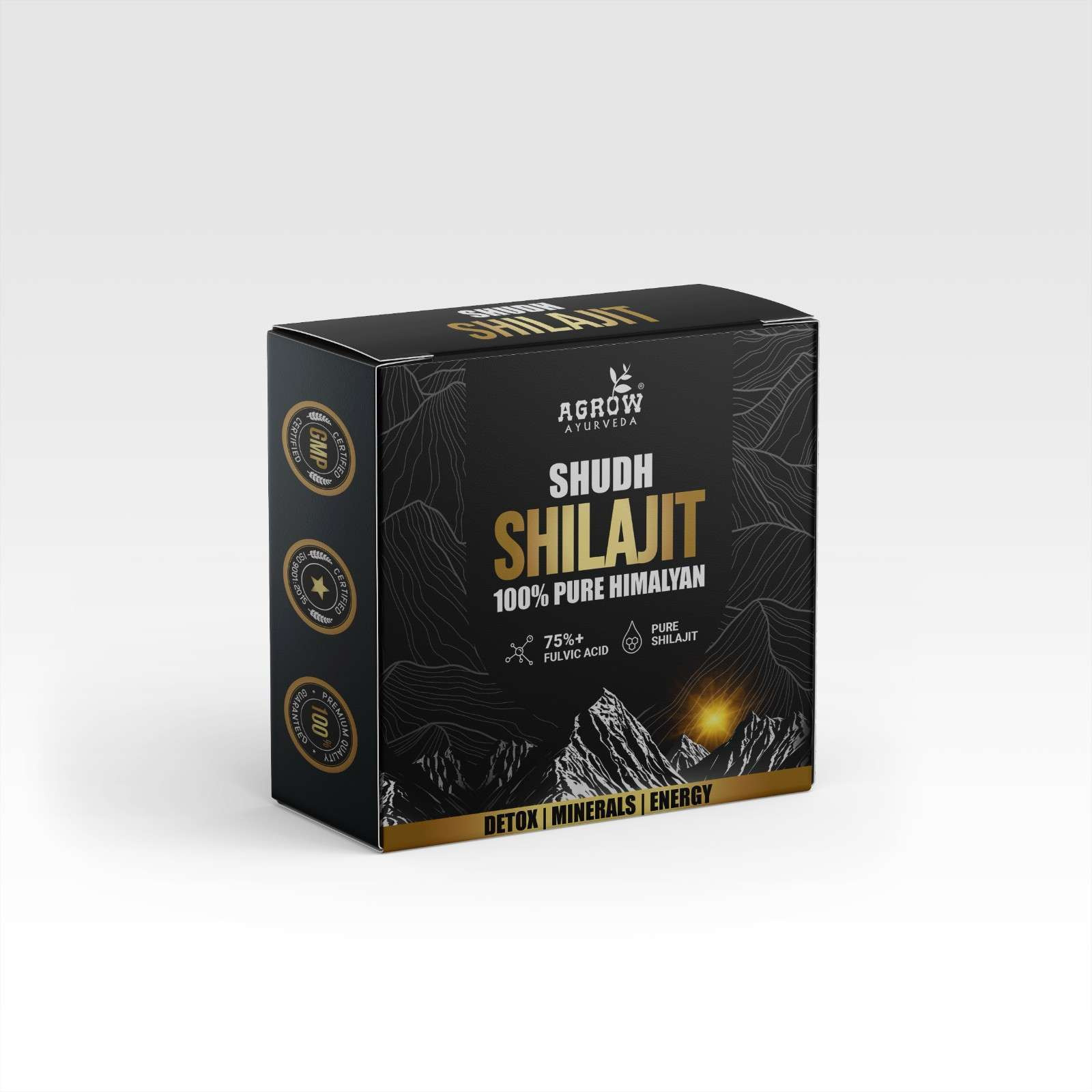 Agrow Shudh Shilajit Resin 30gm