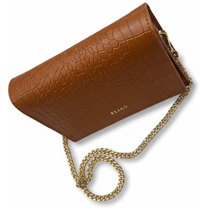 Ezaro Porto Crossbody - Tan Brown