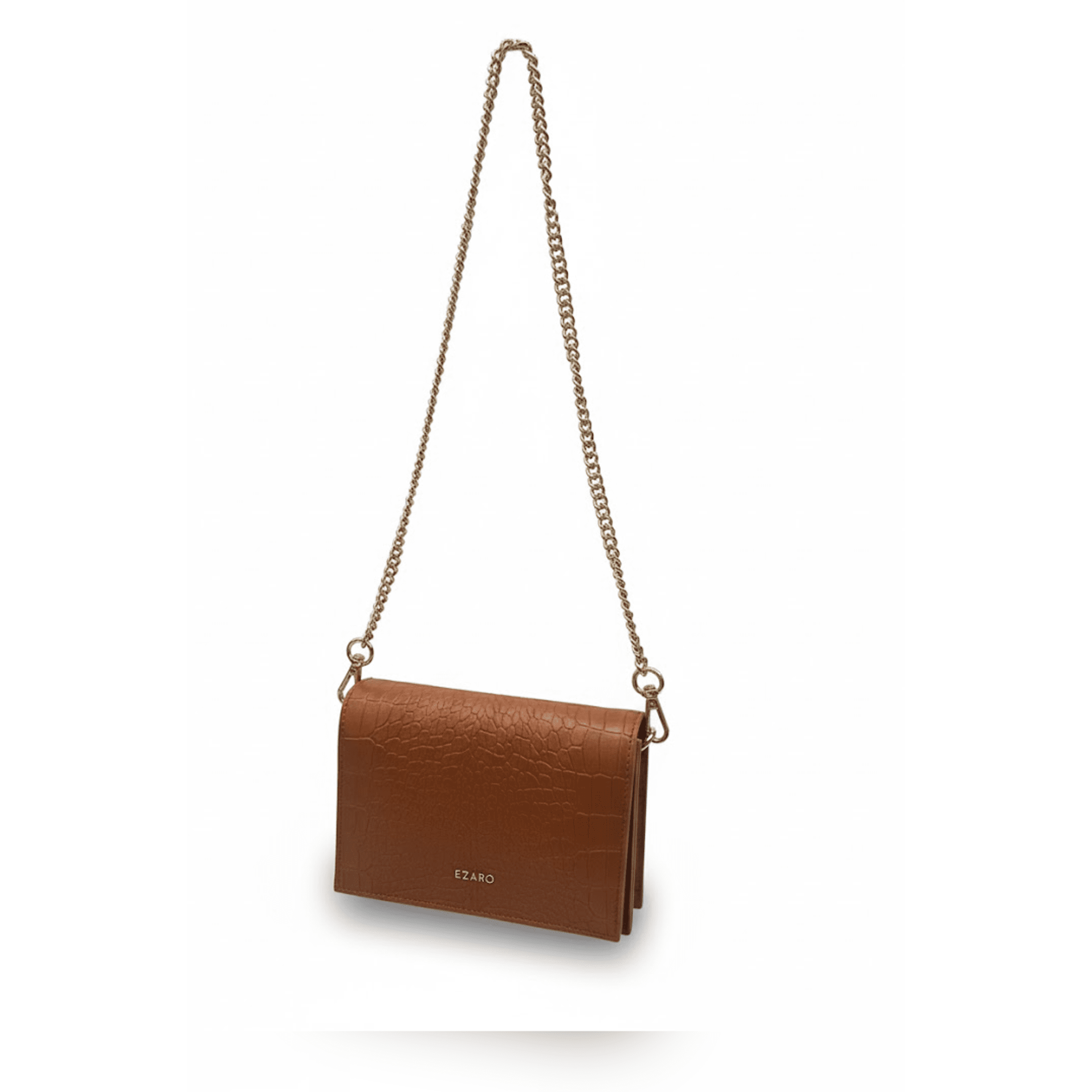 Ezaro Porto Crossbody - Tan Brown