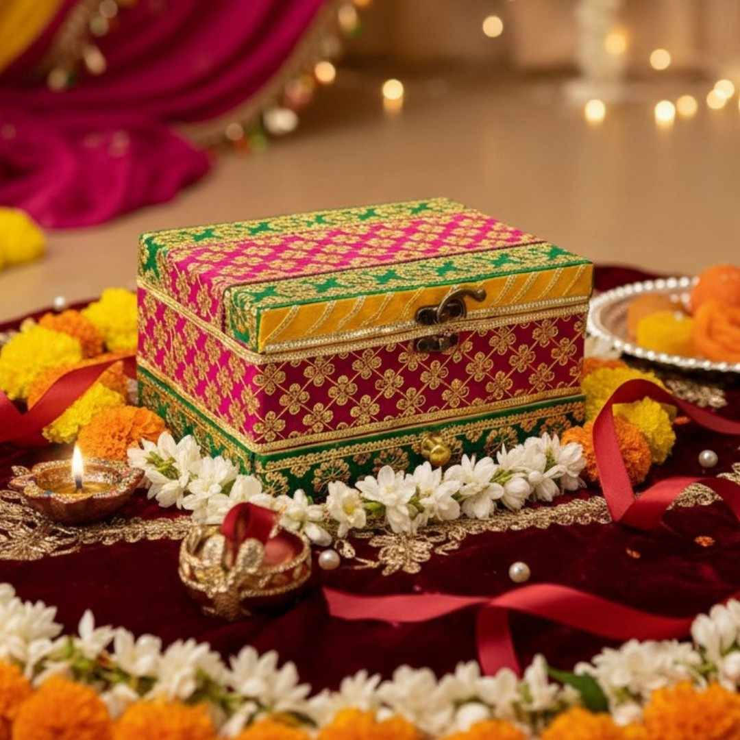 Handcrafted Ethnic Jewellery Box  A Royal Treasure for Your Precious Ornaments