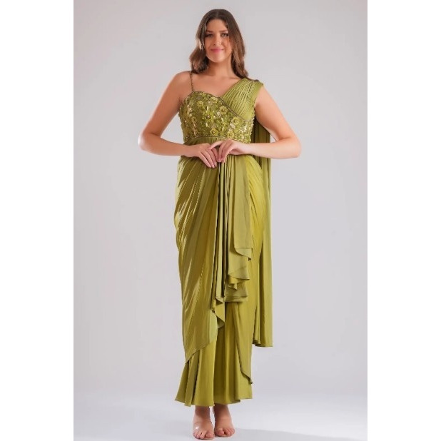 Elina Drape Saree Gown