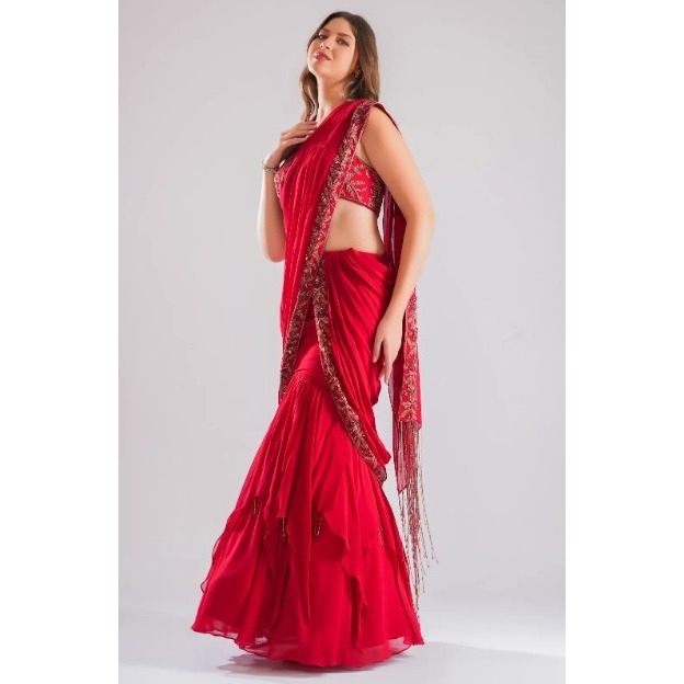 Aarzu Mermaid Drape Saree