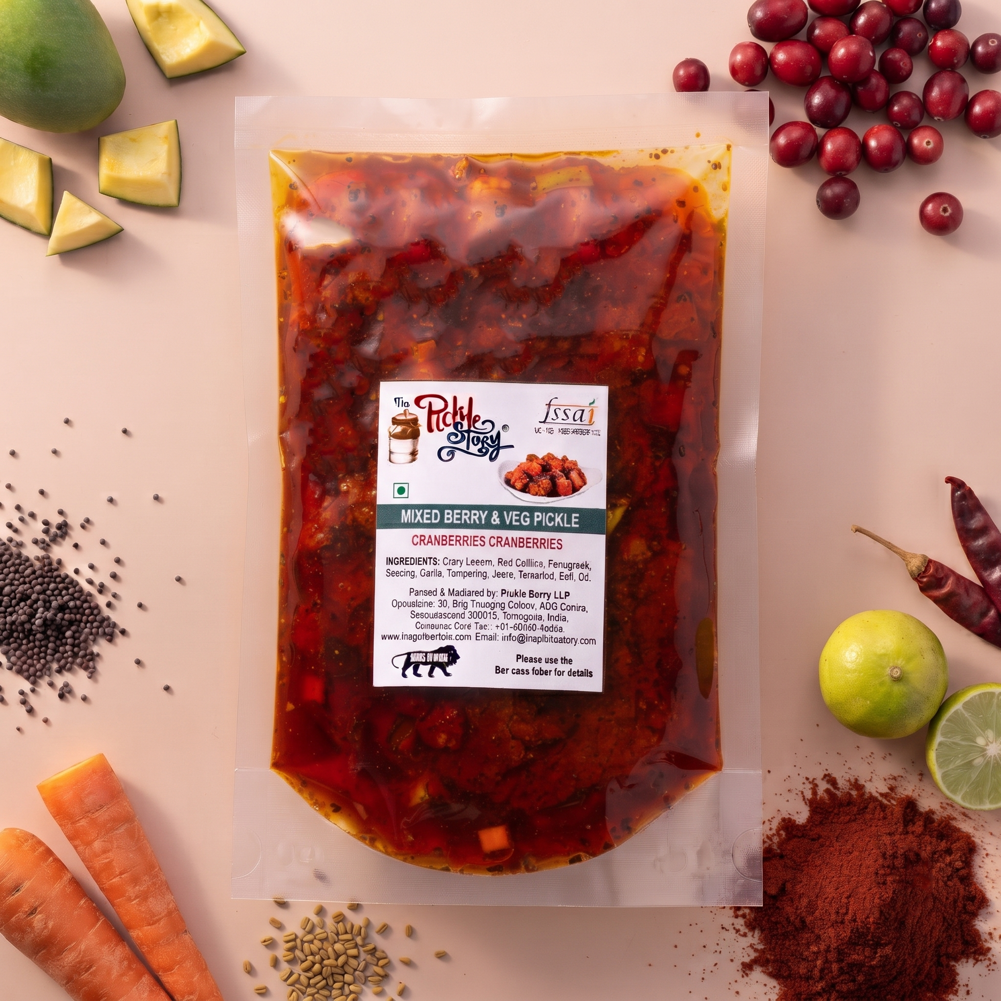 Mixed Vegetable Pickle - 500 Grams