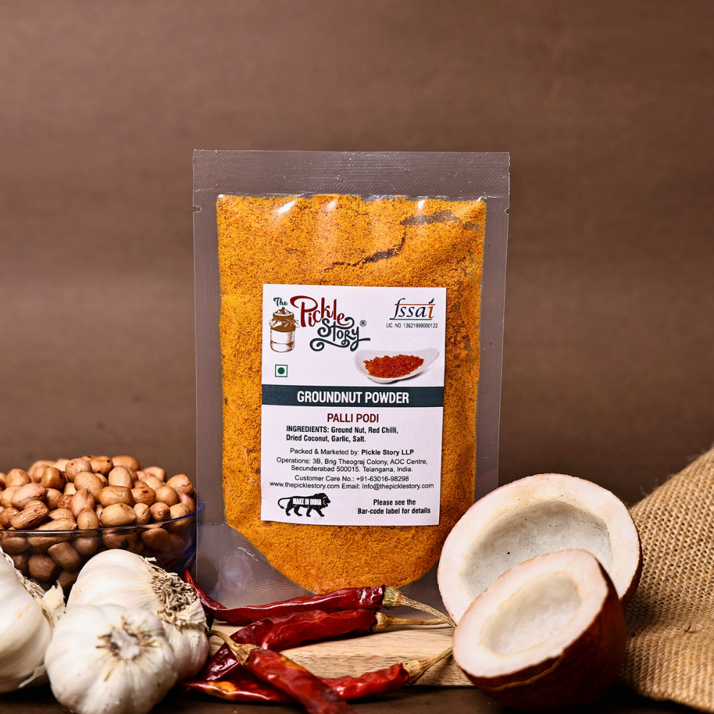 Peanut (Groundnut) Podi - Protein-Rich for Rice & Dosa - 80 Grams