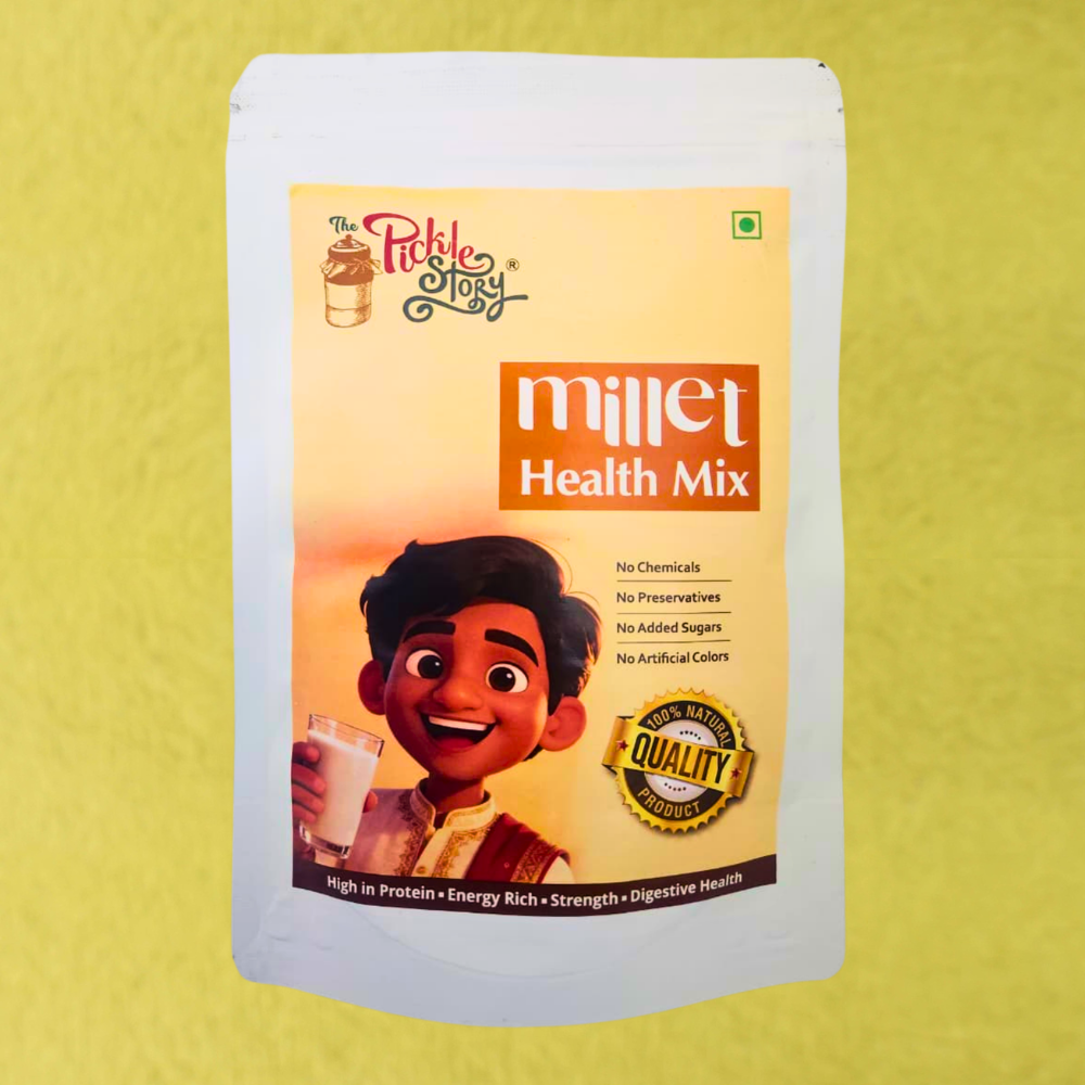 Millet Health Mix  High-Protein & Growth Support | No Added Sugar & Preservative-Free - 200 Grams