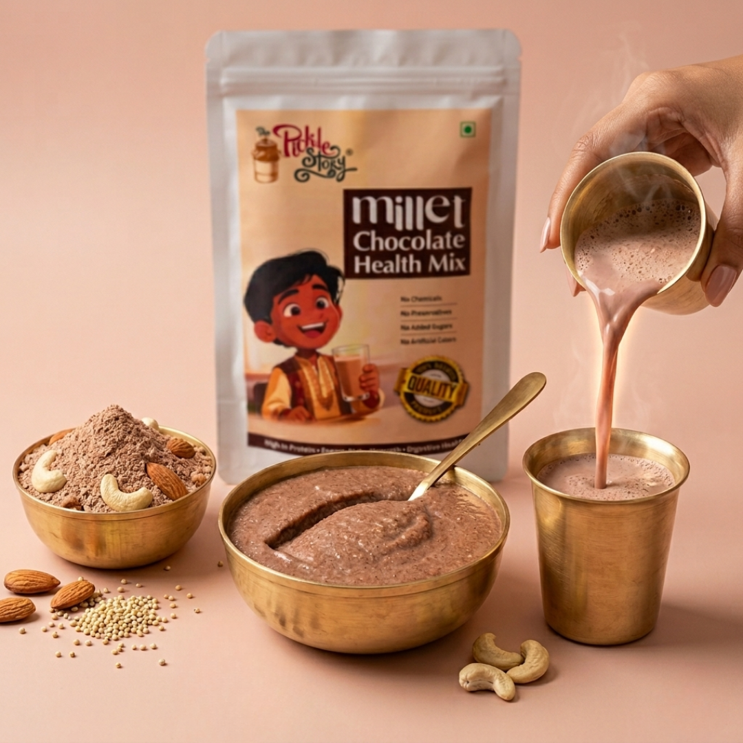 Millet Health Mix  High-Protein & Growth Support | No Added Sugar & Preservative-Free - 200 Grams