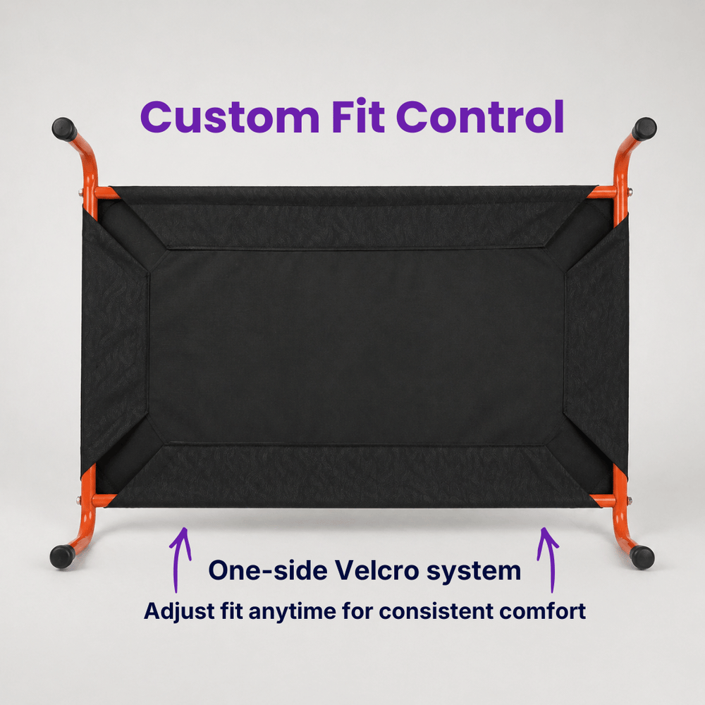 Elevated Dog Bed for Large & Heavy Dogs | Supports up to 100 kg | 45 X 26 X 9 Inches | Indoor & Outdoor Use | Easy Assembly & Travel Friendly